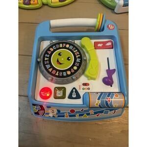 Fisher Price Record Player Toy Learn & Play Alphabet Music Sounds Tested Works